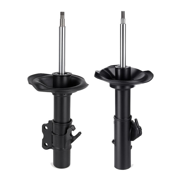 Shock absorber set front axle left right gas strut KYB for NISSAN 200SX