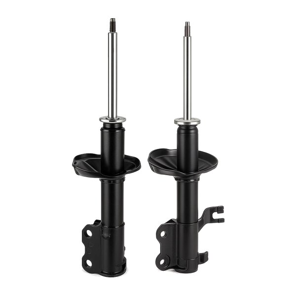 Shock absorber set front left right gas strut KYB for e.g. NISSAN SUNNY