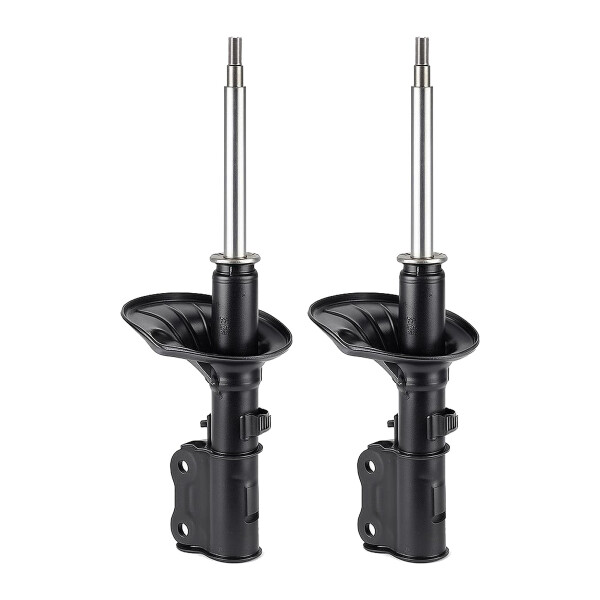 Shock absorber set front axle gas pressure strut KYB for e.g. MITSUBISHI COLT