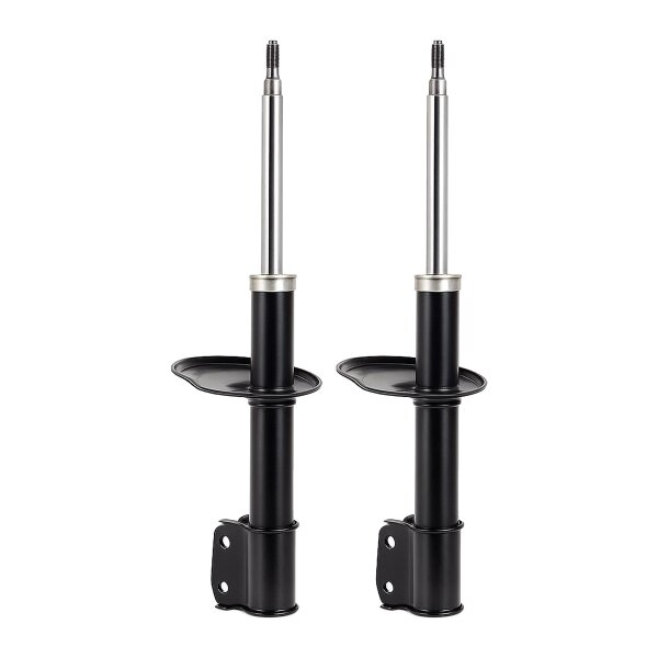 Shock absorber set front axle gas strut KYB for RENAULT CLIO