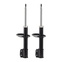 Shock absorber set front axle gas strut KYB for RENAULT CLIO