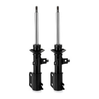 Shock absorber set front axle gas pressure strut KYB for...