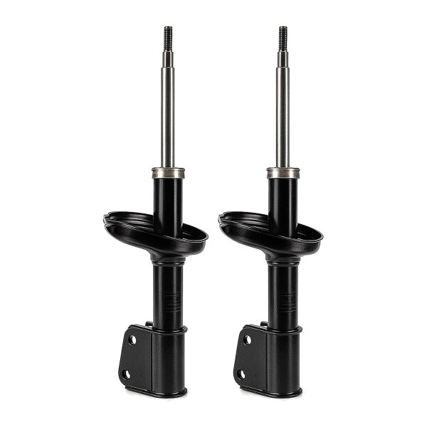 Shock absorber set front gas pressure strut KYB for e.g. RENAULT CLIO