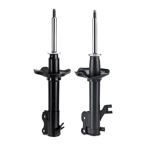 Shock absorber set front left right gas strut KYB for e.g. NISSAN ALMERA