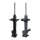 Shock absorber set front left right gas strut KYB for e.g. NISSAN ALMERA