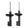 Shock absorber set front left right gas strut KYB for e.g. MAZDA 626