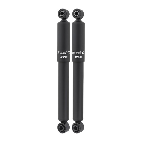 Shock absorber set rear axle gas pressure telescopic KYB for e.g. VW CADDY