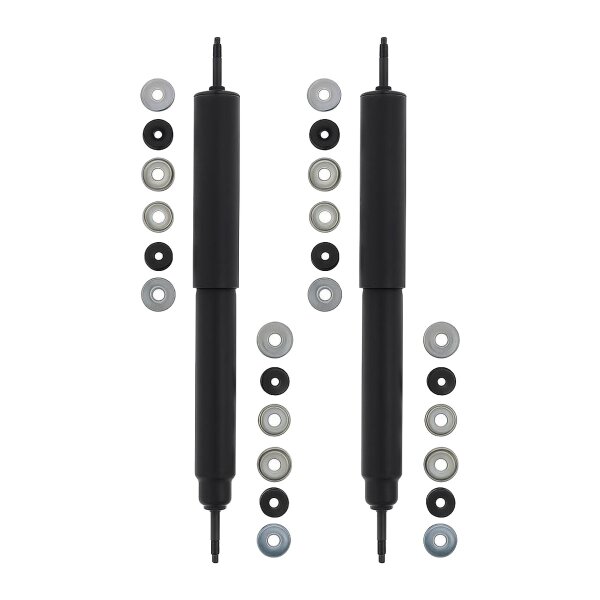 Shock absorber set front axle gas pressure telescopic KYB for TOYOTA LAND