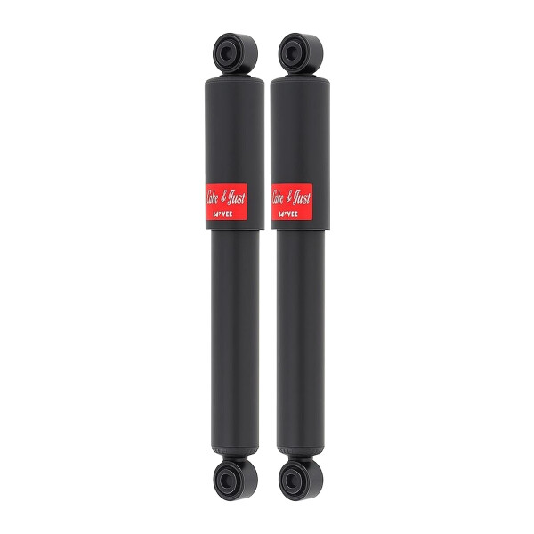 Shock absorber set rear axle gas pressure telescopic KYB for FORD