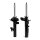 Shock absorber set front left right gas strut KYB for e.g. FORD FOCUS