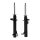 Shock absorber set front left right gas strut KYB for e.g. FORD FIESTA