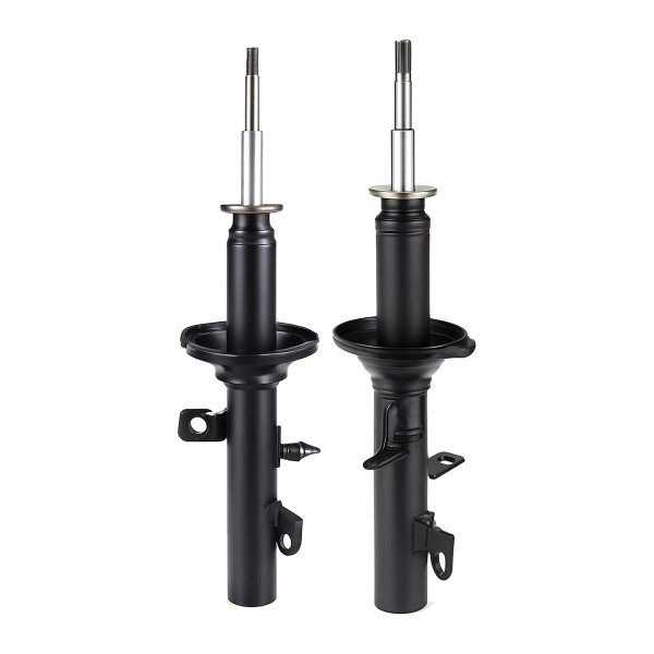 Shock absorber set front axle left right oil pressure strut KYB for SUBARU JUSTY