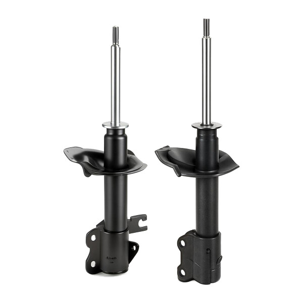 Shock absorber set front left right gas strut KYB for NISSAN ALMERA