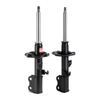 Shock absorber set front left right gas strut KYB for...