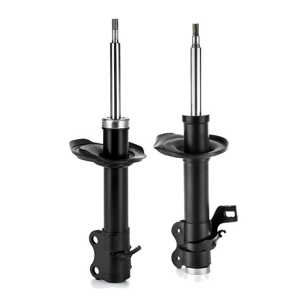 Shock absorber set front left right gas strut KYB for e.g. NISSAN ALMERA