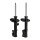 Shock absorber set front left right gas strut KYB for e.g. FIAT DOBLO