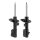 Shock absorber set front axle left right gas strut KYB for e.g. MAZDA 6