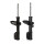 Shock absorber set front left/right gas strut KYB for e.g. PEUGEOT EXPERT