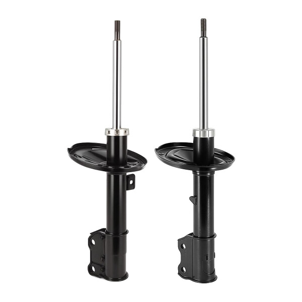 Shock absorber set front left right gas strut KYB for e.g. FIAT 500