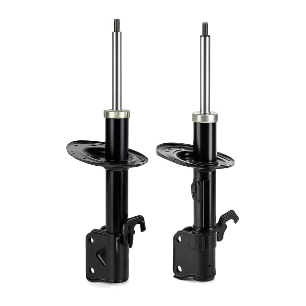 Shock absorber set front left right gas strut KYB for e.g. NISSAN JUKE
