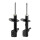 Shock absorber set front left right gas strut KYB for e.g. NISSAN JUKE