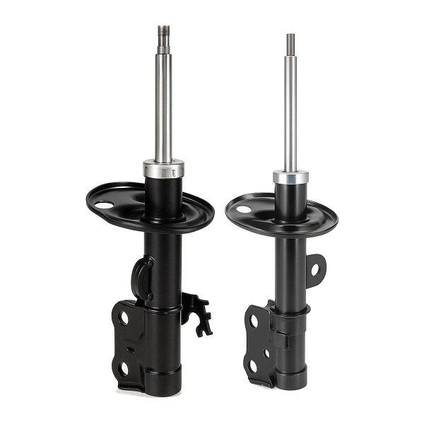 Shock absorber set front axle left right gas strut KYB for TOYOTA PRIUS