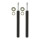 Shock absorber set front axle oil pressure strut insert KYB for e.g. VW JETTA