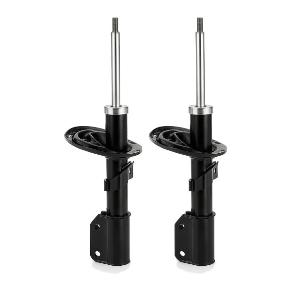 Shock absorber set front oil pressure strut KYB for e.g. RENAULT CLIO