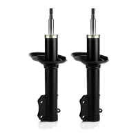 Shock absorber set front axle oil pressure strut KYB for...