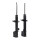 Shock absorber set rear left/right gas strut KYB for e.g. CHEVROLET LACETTI