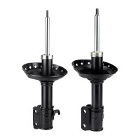 Shock absorber set front left right gas strut KYB for...