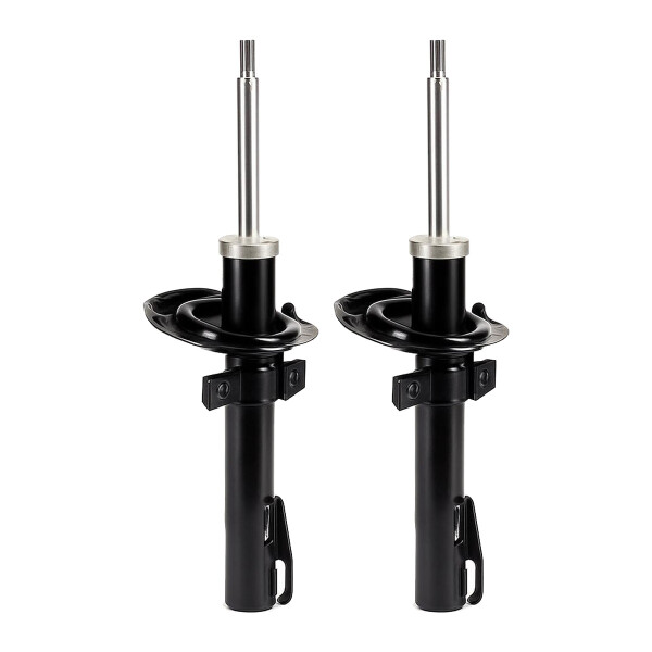 Shock absorber set front gas pressure strut KYB for e.g. RENAULT MEGANE