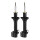 Shock absorber set front axle oil pressure strut KYB for e.g. FORD FIESTA