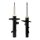 Shock absorber set front left right gas strut KYB for e.g. PEUGEOT 2008