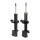 Shock absorber set front left/right gas strut KYB for SUZUKI IGNIS