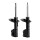 Shock absorber set front left right gas strut KYB for e.g. VOLVO S40