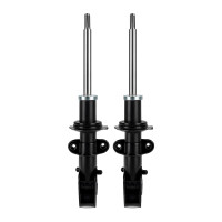 Shock absorber set front axle oil pressure strut KYB for...