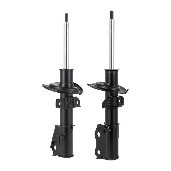 Shock absorber set front axle left right gas strut KYB for MAZDA 2