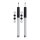 Shock absorber set front axle gas pressure telescopic KYB for MB C-CLASS