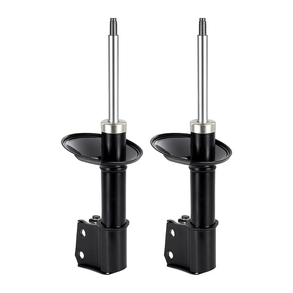 Shock absorber set front axle gas pressure strut KYB for e.g. RENAULT MEGANE