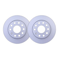 Brake Kit all-round carefree for front axle rear axle HELLA for e.g. VW Golf