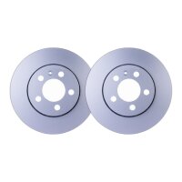 Brake Kit all-round carefree for front axle rear axle HELLA for e.g. VW Golf