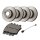 Brake Kit all-round carefree for front axle rear axle HELLA for e.g. AUDI Q2