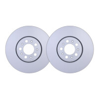 Brake Kit all-round carefree for front axle HELLA suitable for e.g. VW Polo