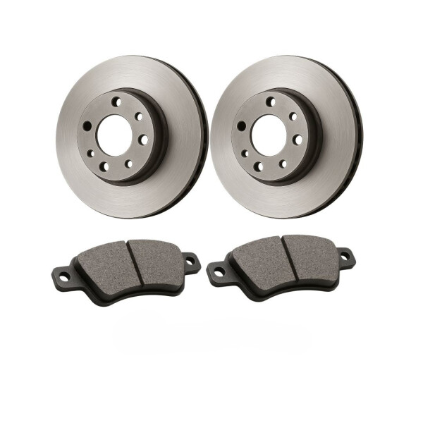 Brake Kit all-round carefree for front axle HELLA for e.g. RENAULT Captur