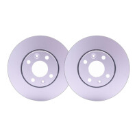 Brake Kit all-round carefree for front axle HELLA for e.g. RENAULT Clio