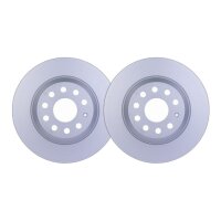 Brake Kit all-round carefree for rear axle HELLA for e.g. SKODA Superb