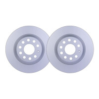 Brake Kit all-round carefree for rear axle HELLA suitable for e.g. VW Passat