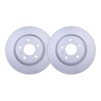 Brake Kit all-round carefree for rear axle HELLA suitable for e.g. AUDI A7