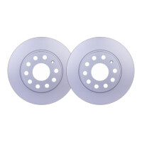 Brake Kit all-round carefree for rear axle HELLA suitable for e.g. VW Golf